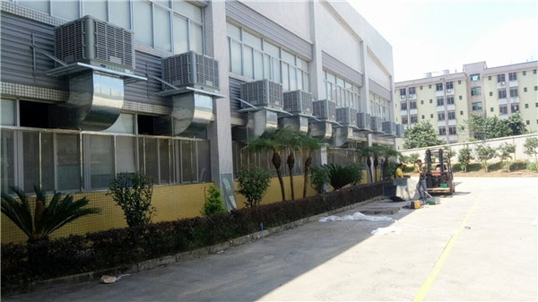 塑膠降溫福泰環保空調工程案例